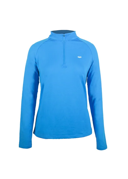 My Protein True Blue Half Zip Top - Medium Image 1