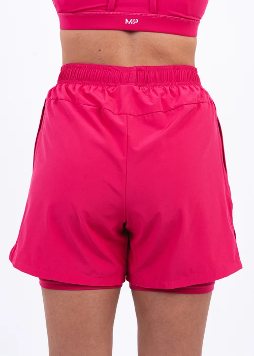 My Protein Magenta 2 in 1 Training Shorts - S Image 3