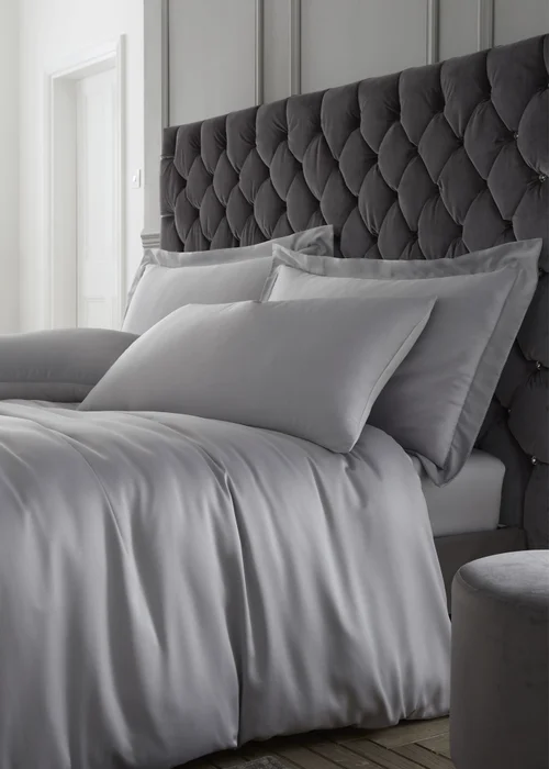 Catherine Lansfield Silky Soft Satin Standard Pillowcase Pair - 50 x 75cm Image 2