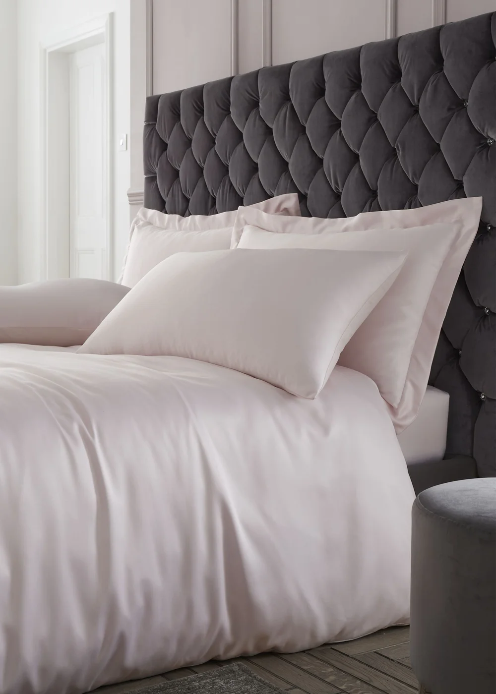Catherine Lansfield Silky Soft Satin Standard Pillowcases - 50 x 75cm Image 2