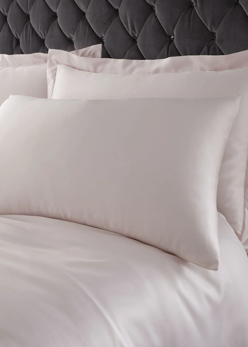 Catherine Lansfield Silky Soft Satin Standard Pillowcases - 50 x 75cm Image 1