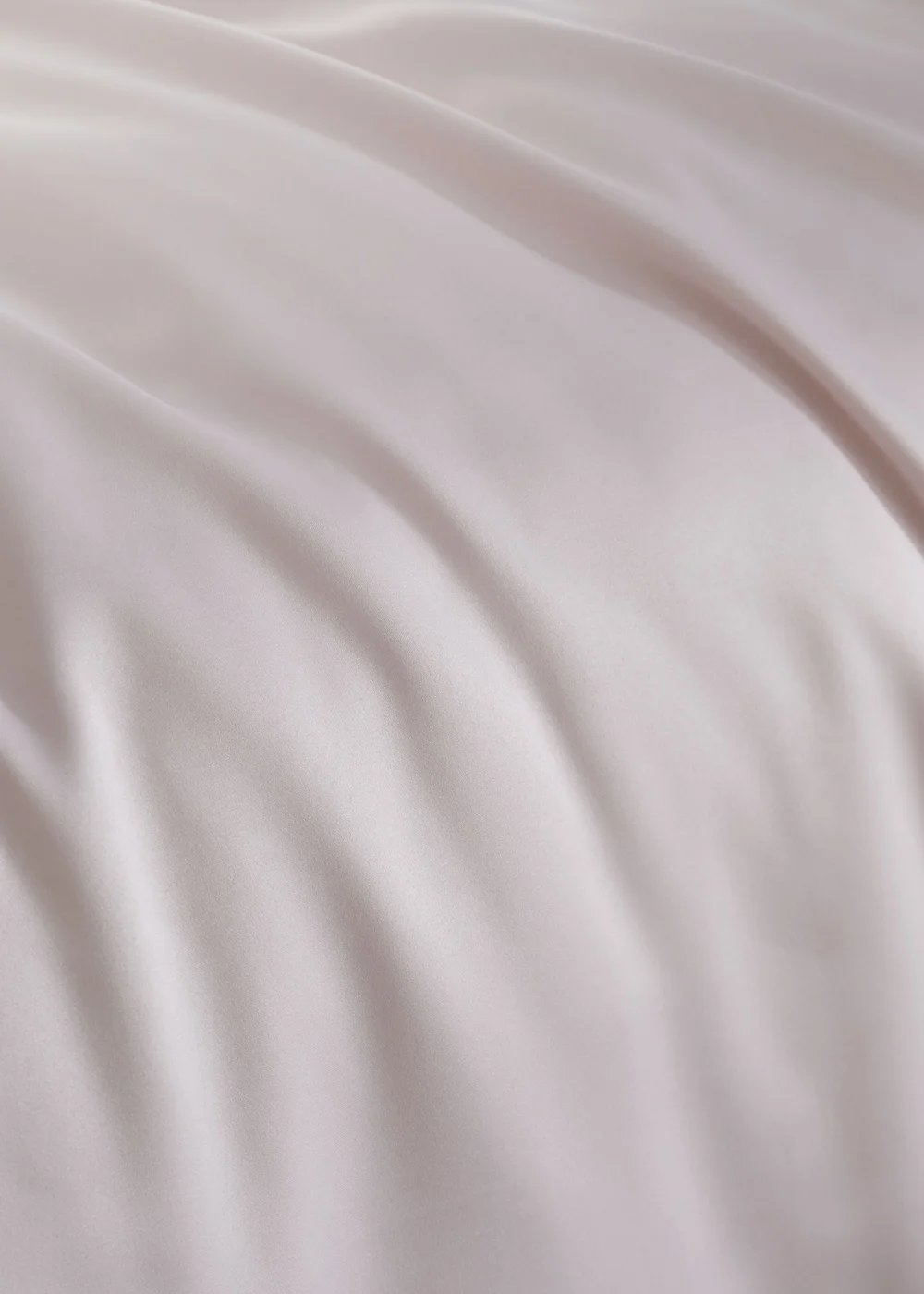 Catherine Lansfield Silky Soft Satin Duvet Cover Set Blush Pink - Single Image 3