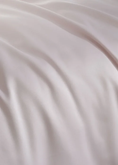 Catherine Lansfield Silky Soft Satin Duvet Cover Set Blush Pink - Single Image 3