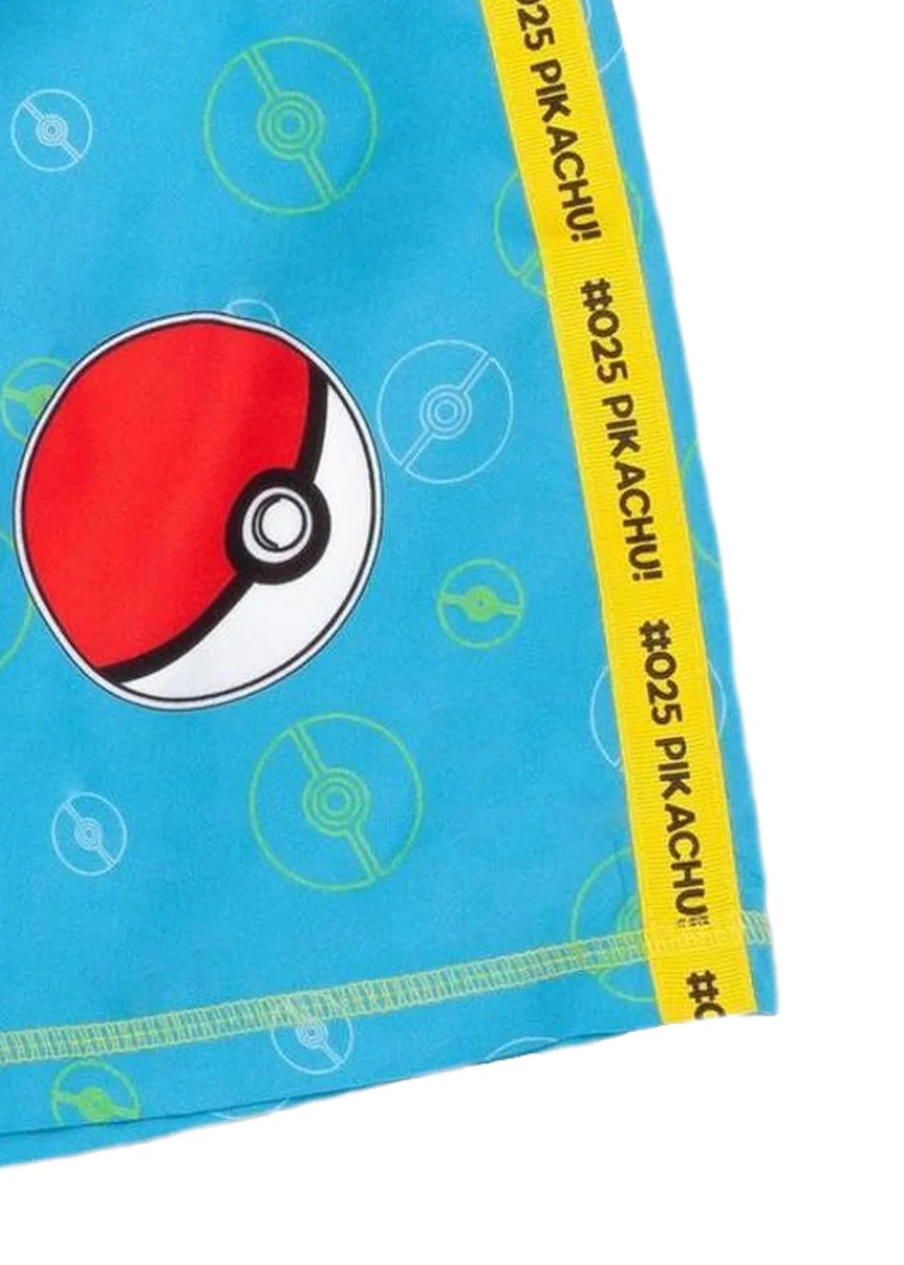 Pokemon Kids Black/Blue Pikachu Pokeball Swim Shorts (4-12 yrs) - Age 4-5 Years Image 3