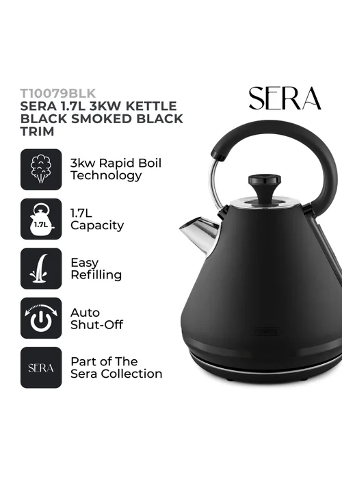 Tower Sera 3KW Kettle (1.7L) - One Size Image 2
