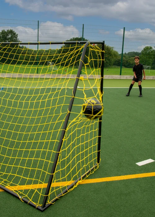 Kickmaster Yellow Heavy Duty Goal 7ft (H153cm x W210cm x L75cm) - 7ft Image 3
