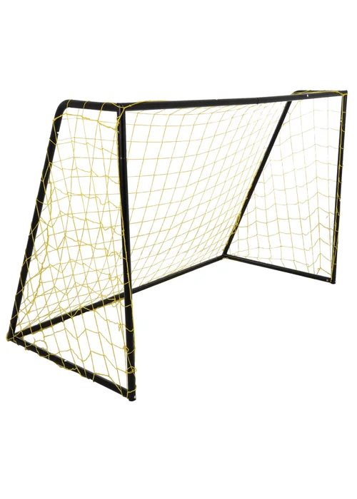 Kickmaster Yellow Heavy Duty Goal 7ft (H153cm x W210cm x L75cm) - 7ft Image 1