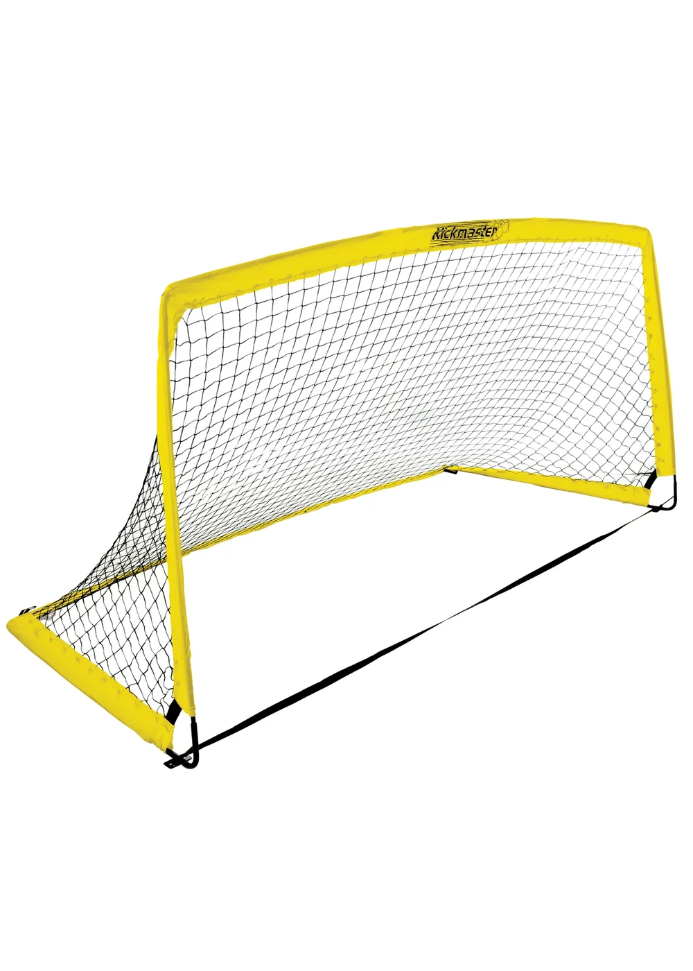Kickmaster Yellow Fibreglass Flexi Goal 6ft (H100cm x W200cm x L100cm) - 6ft Image 1