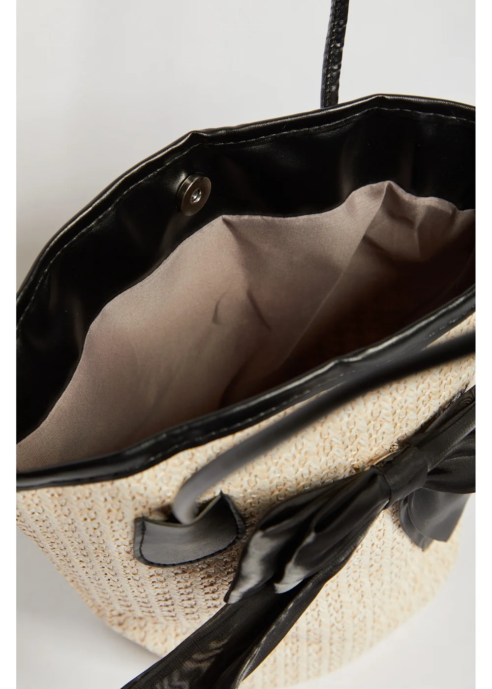 Madein Bow Raffia Shoulder Bag - One Size Image 4