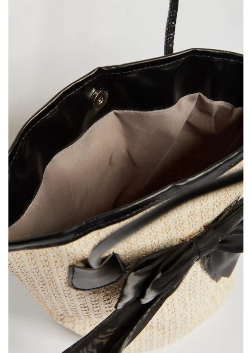 Madein Bow Raffia Shoulder Bag - One Size Image 4