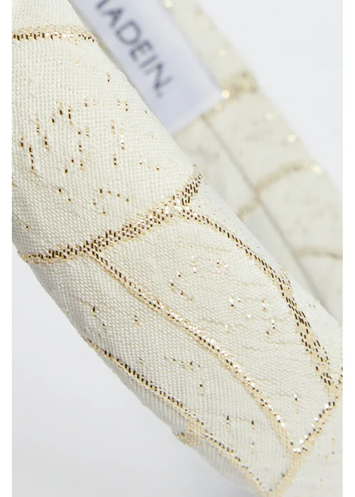 Madein Glitter Embellished Headband - One Size Image 4