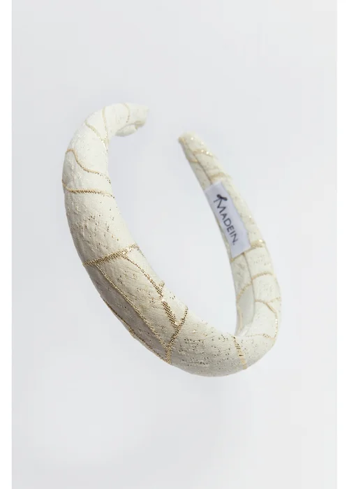 Madein Glitter Embellished Headband - One Size Image 3