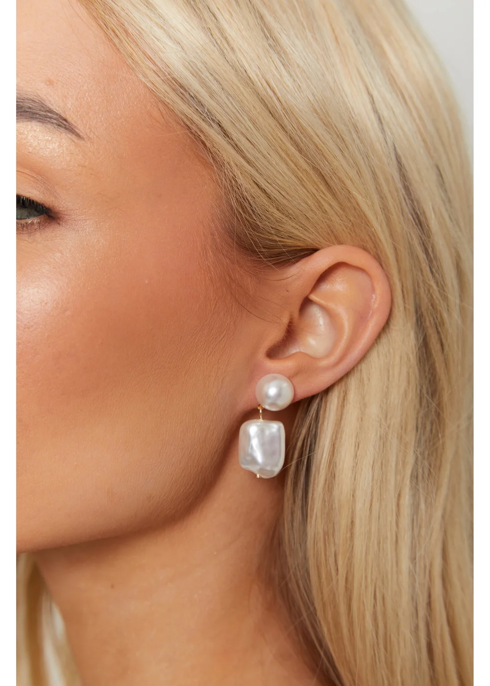 Madein Ivory Pearl Drop Earrings - One Size Image 2
