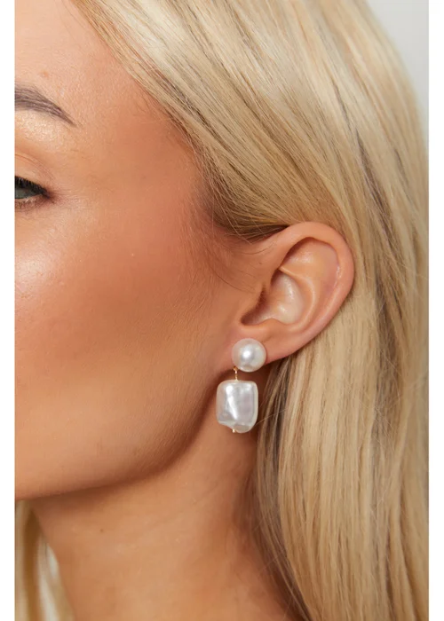 Madein Ivory Pearl Drop Earrings - One Size Image 2