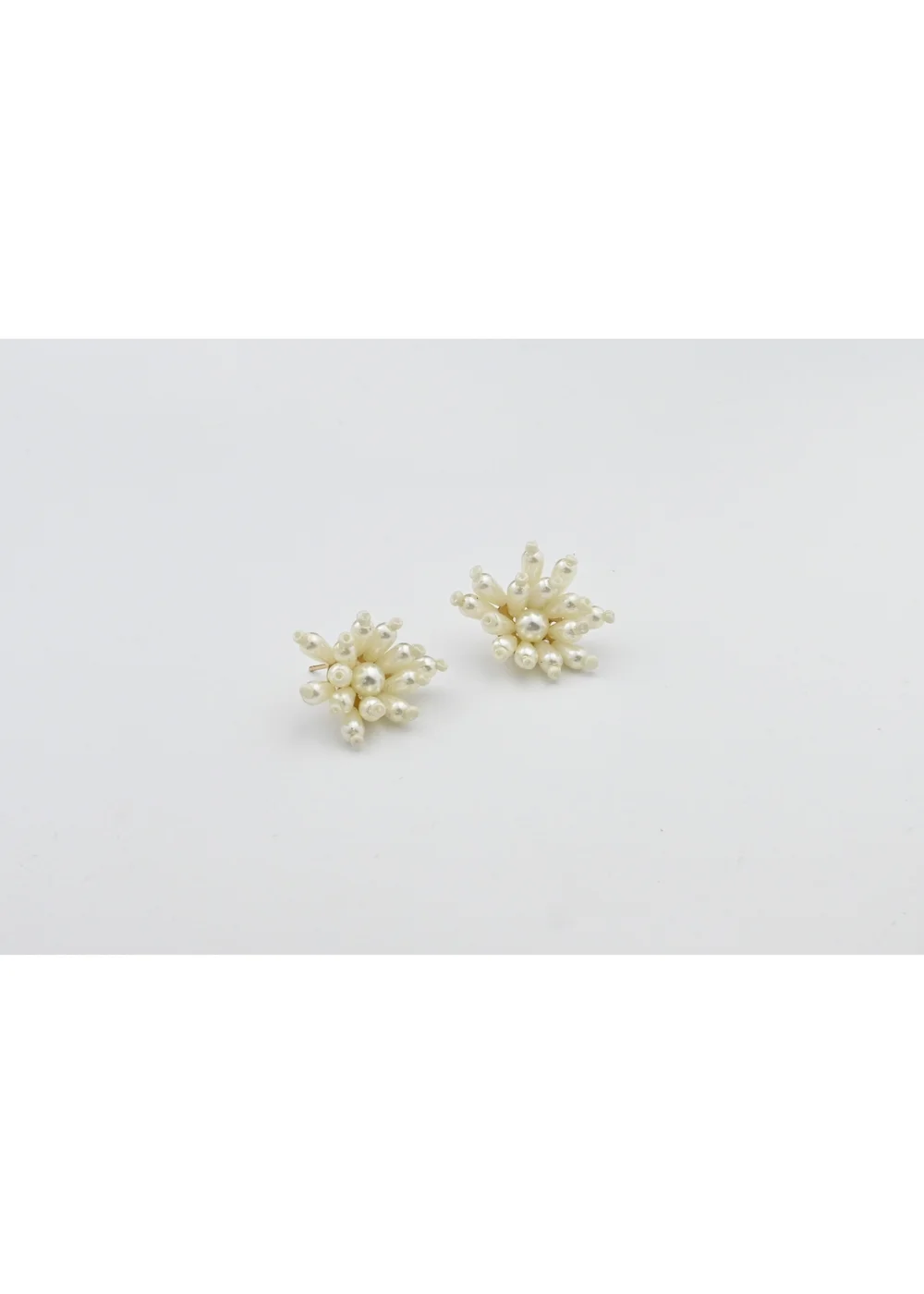 Madein Ivory Pearl Flower Earrings - One Size Image 5