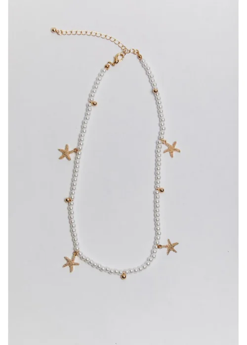 Madein Pearl Starfish Necklace - One Size Image 2