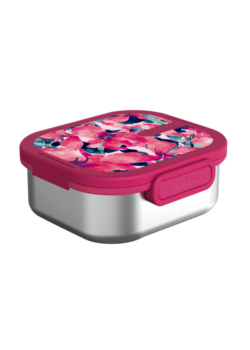 Quokka Pink Blossom Stainless Steel Lunch Box - One Size Image 1