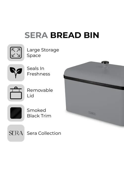 Tower Sera Bread Bin - One Size Image 2