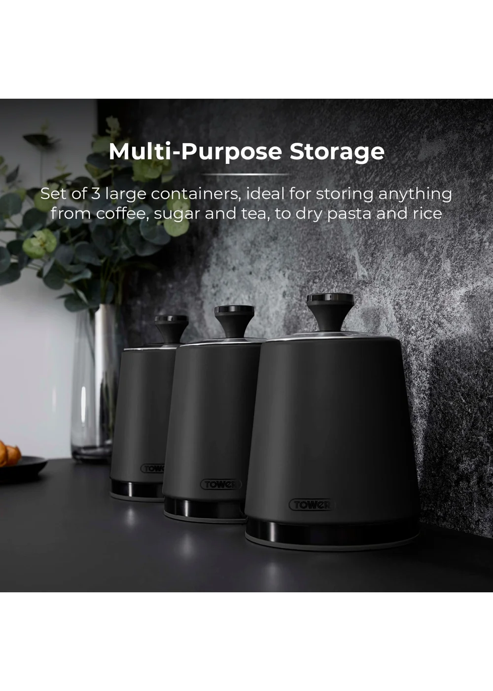 Tower Sera Canisters (Set of 3) - One Size Image 3