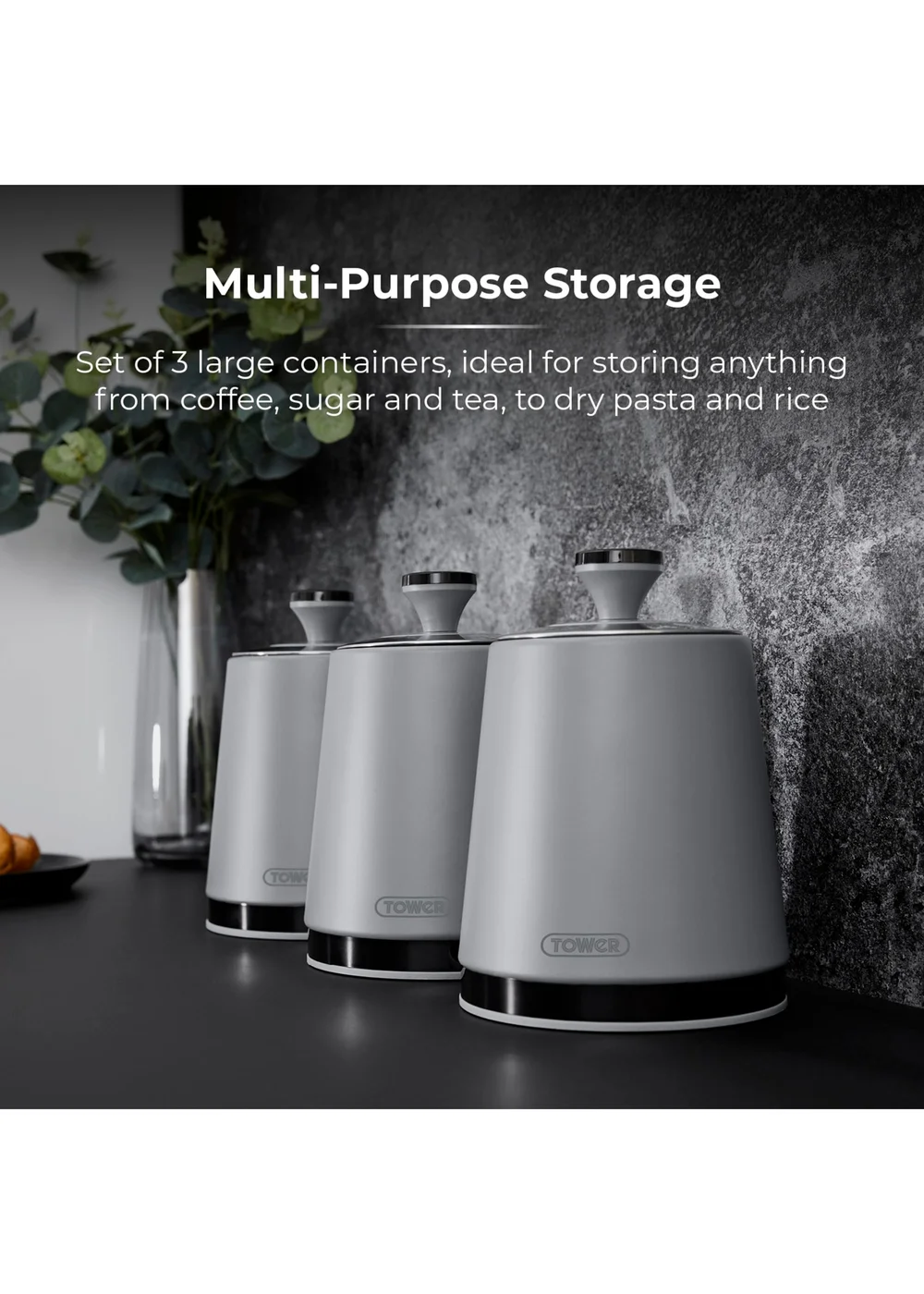 Tower Sera Canisters (Set of 3) - One Size Image 3