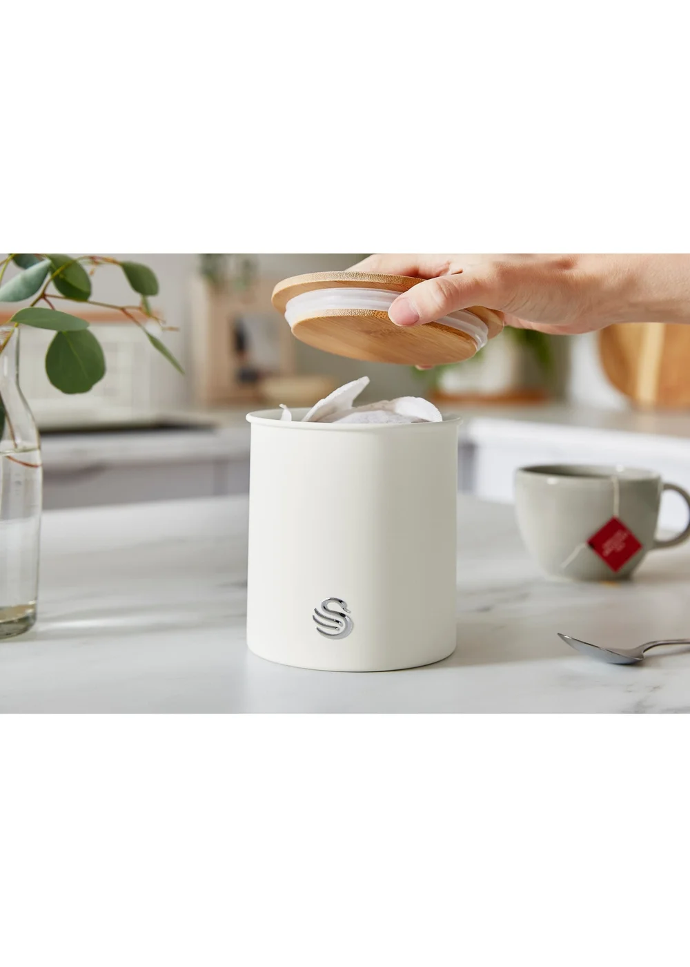 Swan Nordic Storage Canisters White (Set of 3) - One Size Image 3