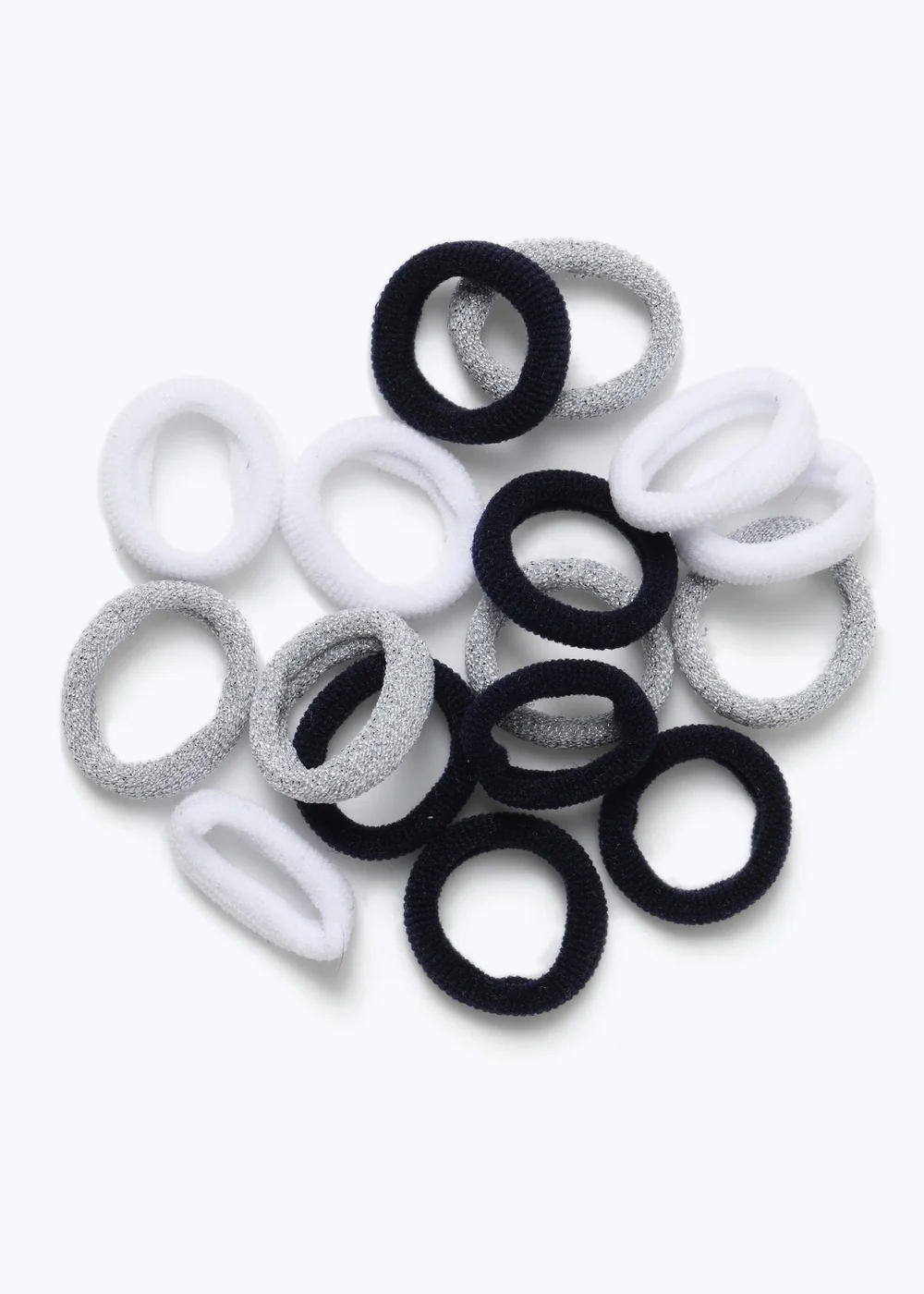 Girls Navy Mini Towelling Bobbles - One Size Image 2