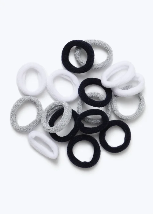 Girls Navy Mini Towelling Bobbles - One Size Image 2