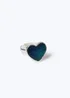 Silver Heart Mood Ring - One Size Image 1