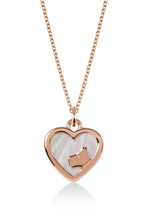 Radley London 18ct Rose Gold Plated MOP Necklace - One Size Image 1