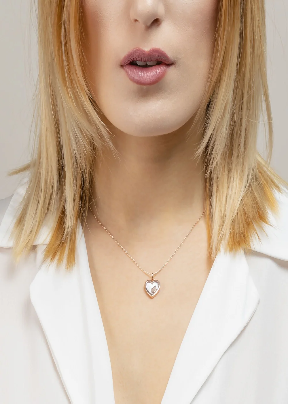Radley London 18ct Rose Gold Plated MOP Necklace - One Size Image 3