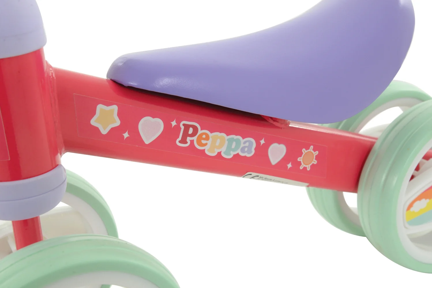 Peppa Pig Bobble Ride-On - One Size Image 5