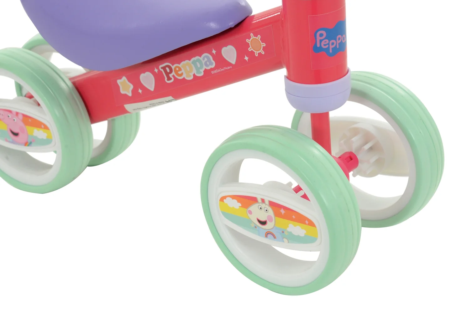 Peppa Pig Bobble Ride-On - One Size Image 3