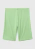 Girls Green Cycling Shorts (7-13yrs) - Age 7 Years Image 1