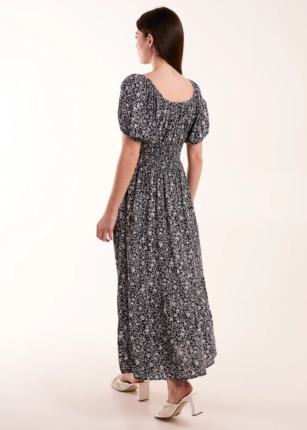 Blue Vanilla Navy Scoop Neck Maxi Dress - 10 Image 2