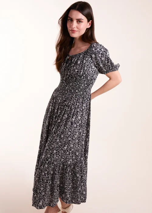 Blue Vanilla Navy Scoop Neck Maxi Dress - 10 Image 1