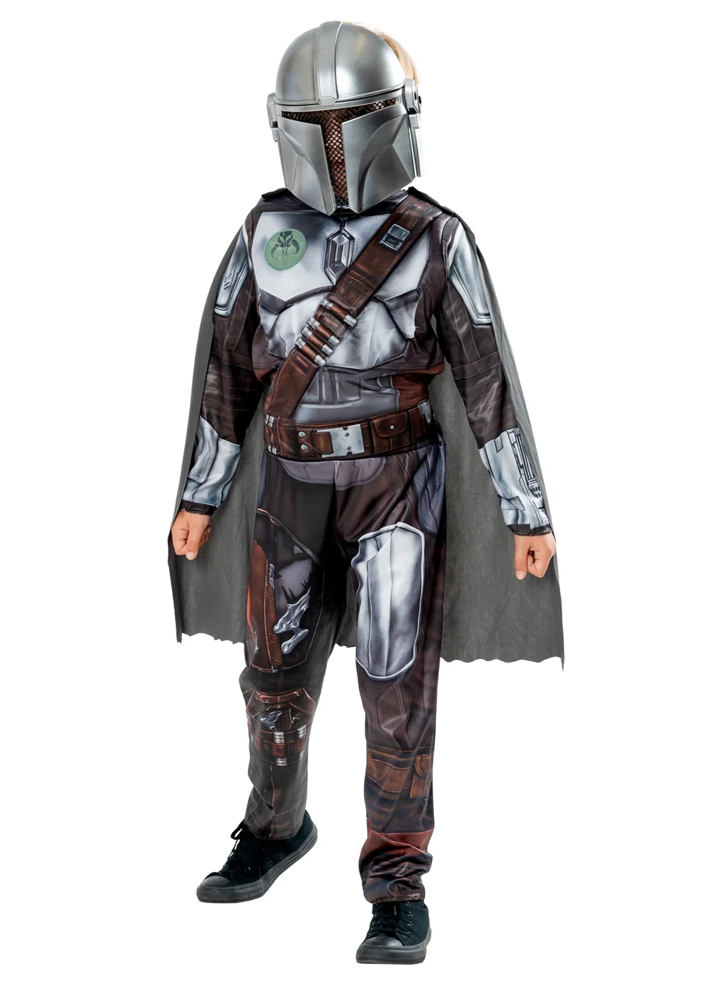 Rubies Kids Star Wars Mandalorian Fancy Dress Costume (4-12 yrs) - M Image 1