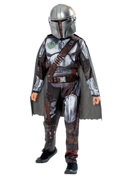Rubies Kids Star Wars Mandalorian Fancy Dress Costume (4-12 yrs) - M Image 1