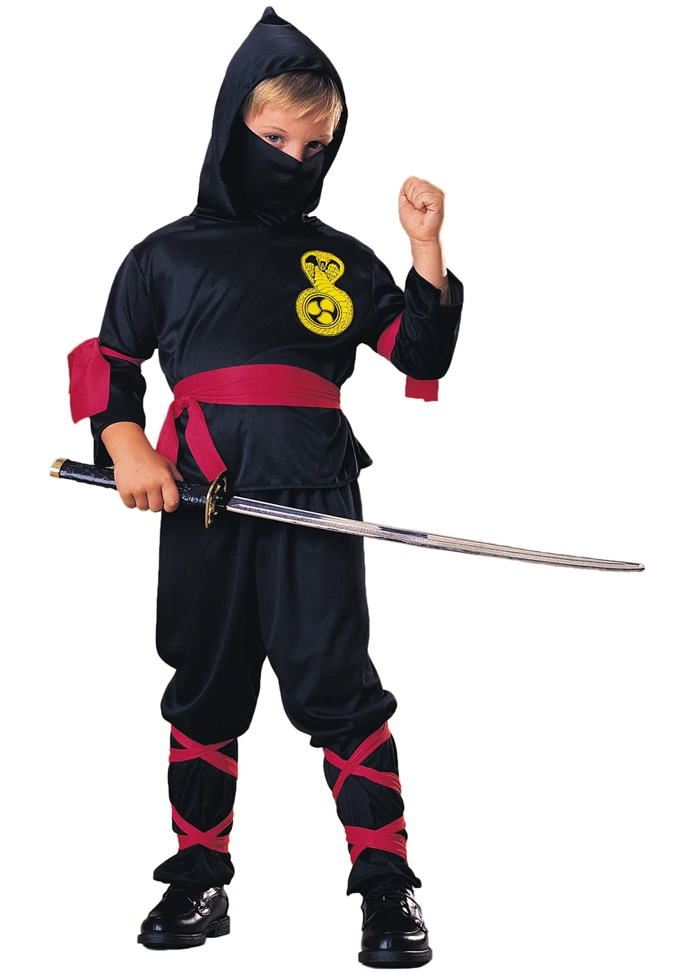 Rubies Kids Ninja Fancy Dress Costume (4-14 yrs) - S Image 1