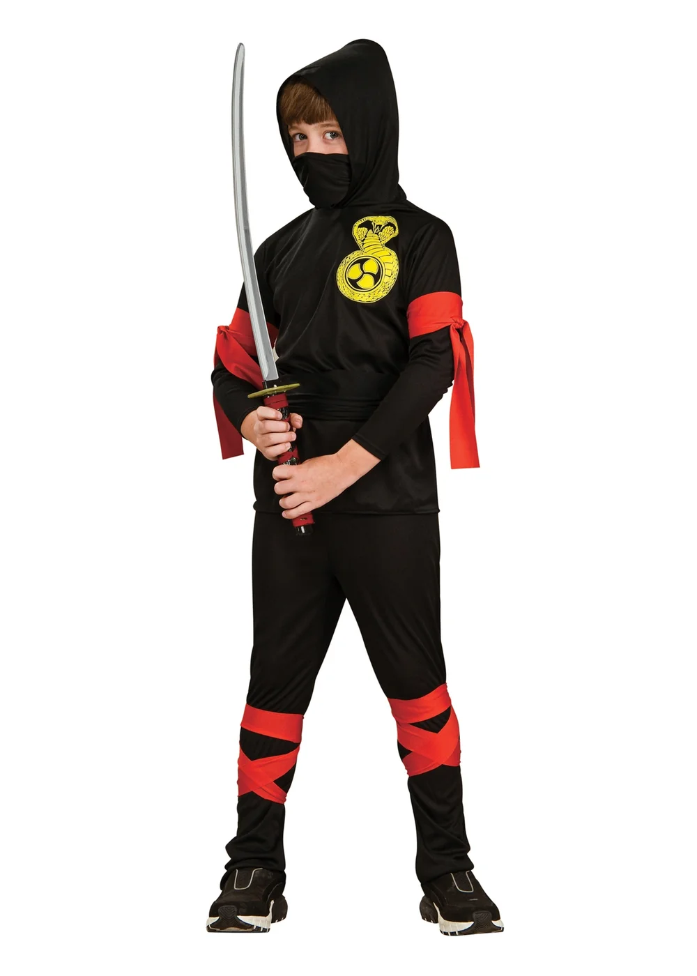 Rubies Kids Ninja Fancy Dress Costume (4-14 yrs) - S Image 2