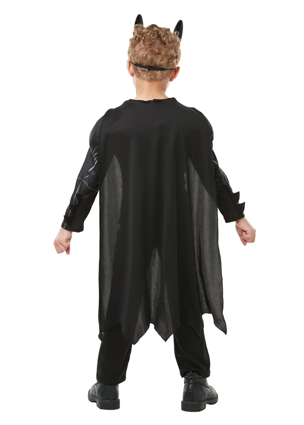 Rubies Kids Batman Fancy Dress Black Costume (3-8 yrs) - 7-8 Yrs Image 3