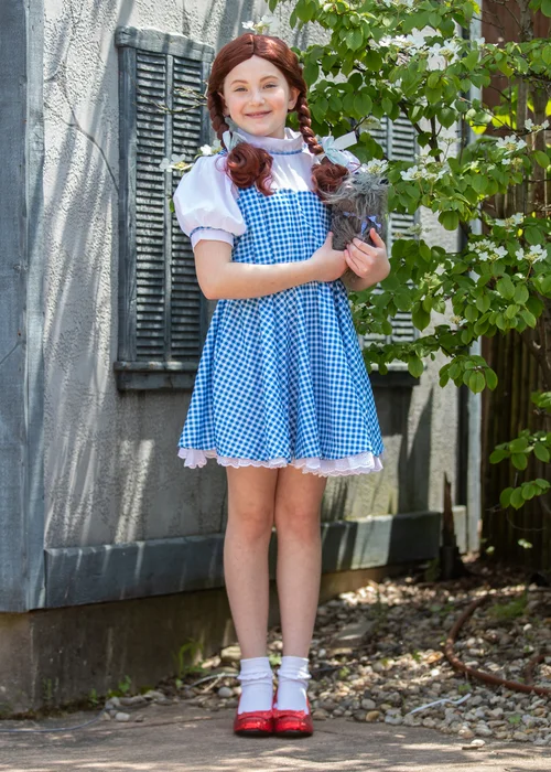 Rubies Kids Dorothy Fancy Dress Costume with Sequins (4–14 yrs) - S Image 2