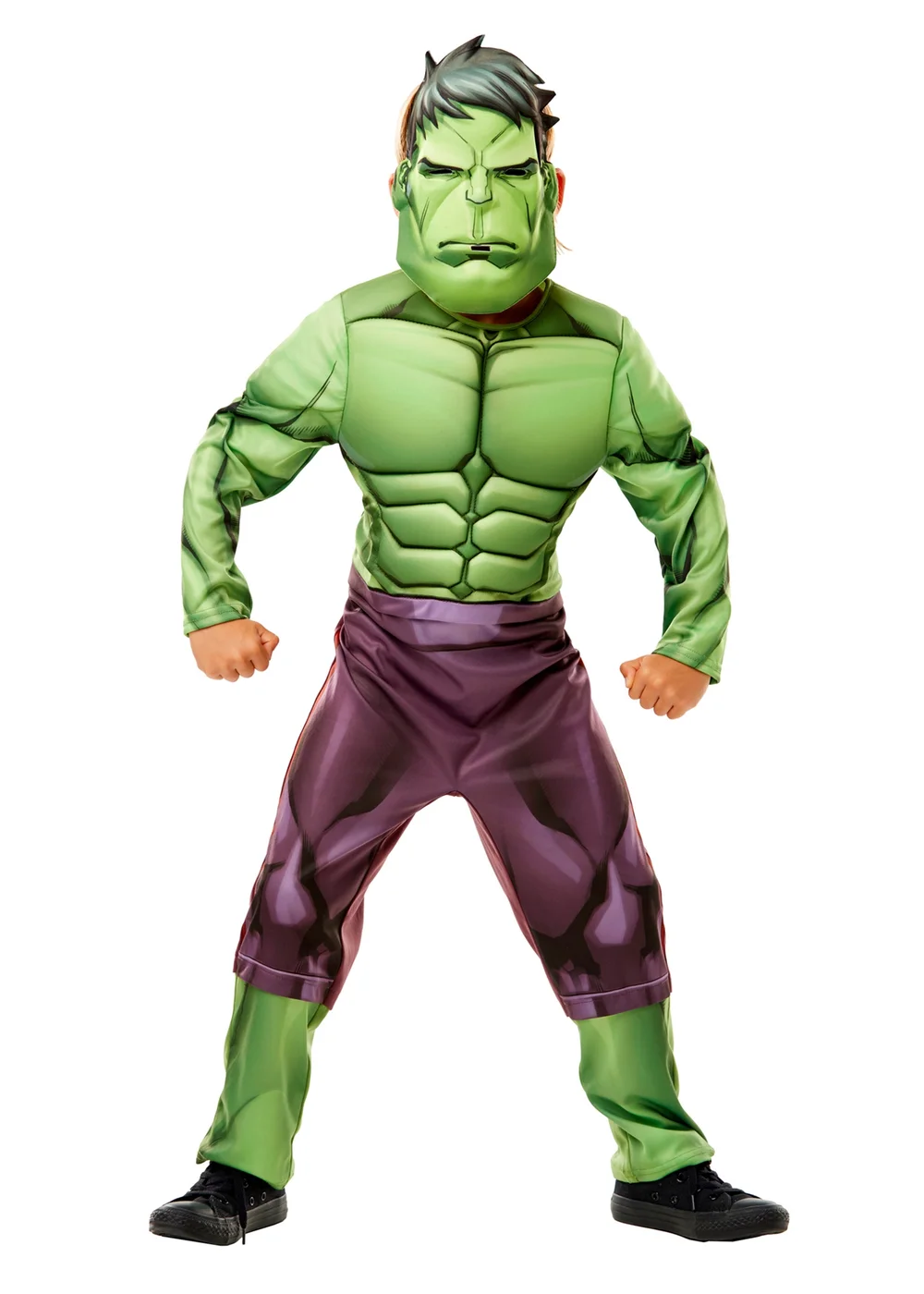 Rubies Kids Hulk Fancy Dress Costume Deluxe (3-8 yrs) - 3-4 Yrs Image 3