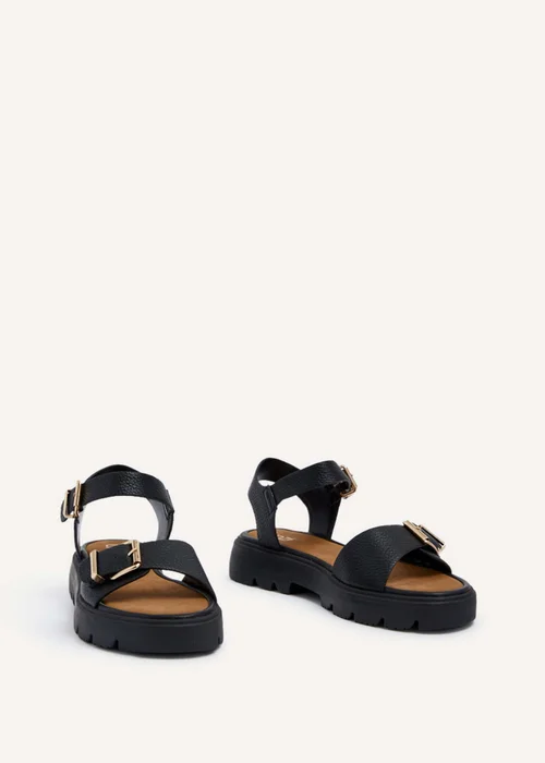 Linzi Comet Black Chunky Sandals - 3 Image 3