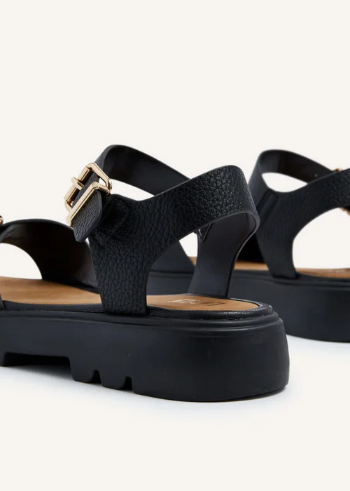 Linzi Comet Black Chunky Sandals - 3 Image 5