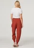 Izabel London Orange High Waist Pull On Tapered Pants - 18 Image 2