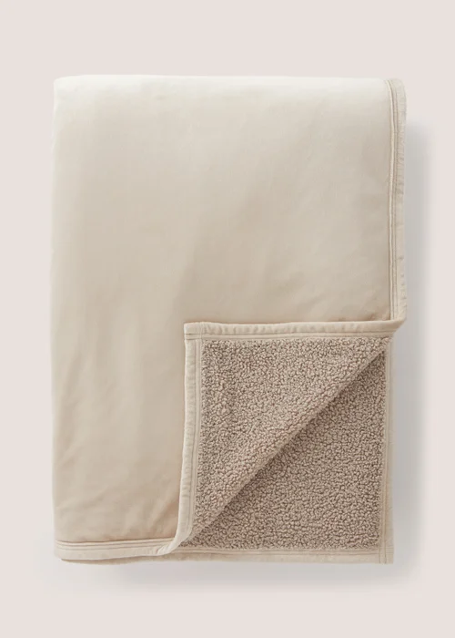 Beige Boucle Bedspread (200cm x 220cm) Image 1