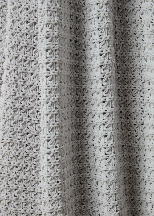 Large Natural Chenille Throw (200cm x 220cm) Image 2