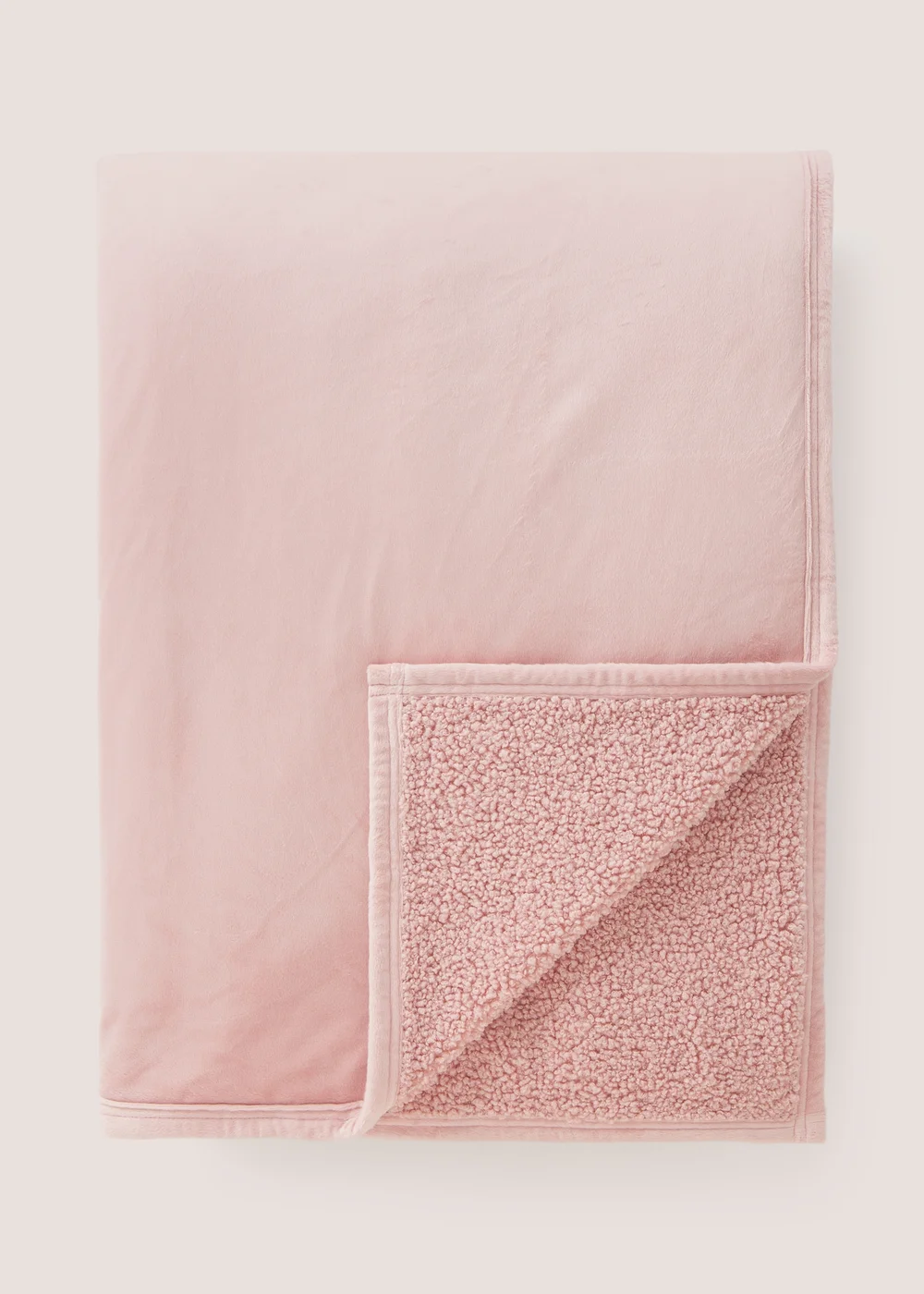 Pink Boucle Bedspread (200cm x 220cm) Image 1