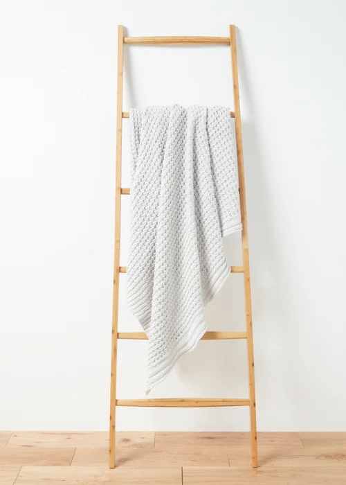 Natural Chenille Throw (130cm x 150cm) Image 1