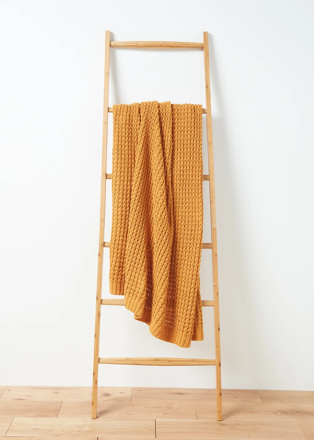 Orange Chenille Throw (130cm x 150cm) Image 1